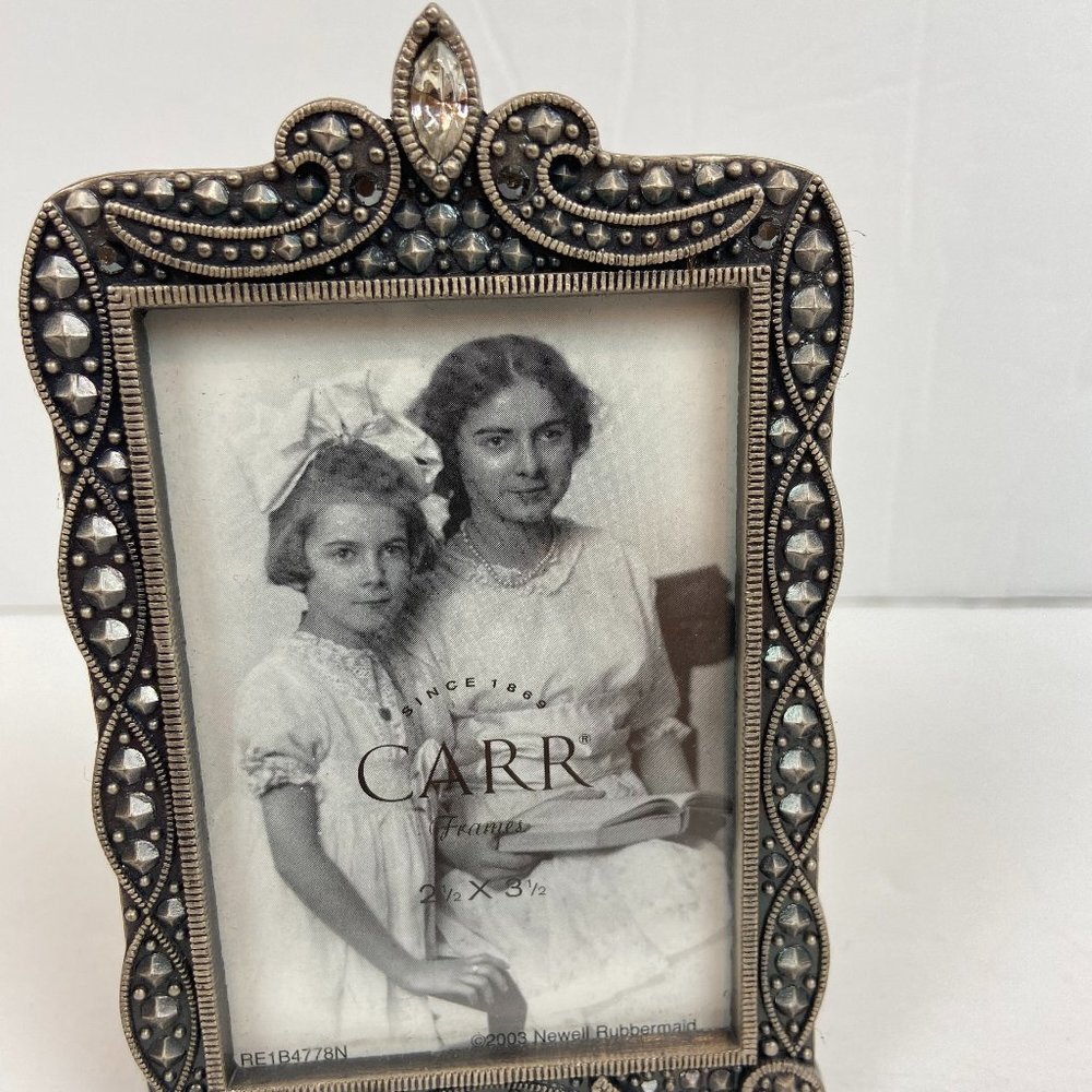 NWOT Carr Tabletop Picture Frame- Rhinestone Marcasite